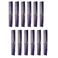 7 Inch Hair Cutting Combs. Barbers & Hairstylist Combs. Purple 1 DZ.