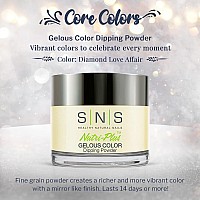 Sns Nail Dip Powder Gelous Color Dipping Powder Diamond Love Affair Whitecream Shimmer Longlasting Dip Nail Color Last