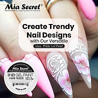 Mia Secret Professional Nail System Uvled Gel Paint 5 Grams Snow White