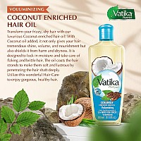 Dabur Vatika Naturals Enriched Coconut Hair Oil Nourishing Formula For Healthy Scalp Soft Manageable And Silky Tresses