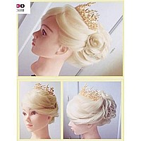 Mannequin Head, Beauty Star-Mannequin Head with 70% Real Human Hair, Manicanequin Head with Hair, Doll Head for Hair Styling, Training Head, Cosmetology Manikin Head with Clamp Stand and Braid Accessories Kit (Suitable for Straightening, Curling)