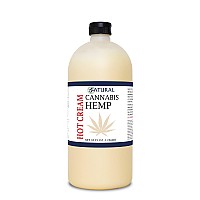 Zatural Hemp Hot Cream With Essential Oil Blend Aloe Hemp And More 32Oz