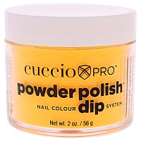 Cuccio Neon Tangerine Powder Nail Polish - 1.6 Oz