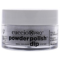 Cuccio Silver Glitter Dipping Powder 14g - Nail Art Essentials