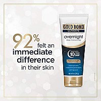 gold Bond Overnight Deep Moisturizing Lotion, 8 oz, Skin Therapy Lotion With calming Lavender Scent