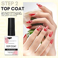 Makartt Gel Top Coat And Base Coat Set No Wipe Shine Finish Soak Off Gel Base Top Coat Long Lasting Led Nail Lamp Gel For Gel