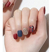 Dashing Diva Magic Press Nails Homecoming Medium Square Shaped Press On Nails Long Lasting Stick On Gel Nails Lasts Up