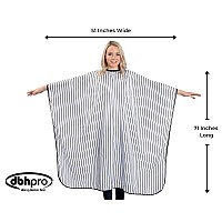 Dbhpro Professional Hairdressing Salon And Barber Cape With Adjustable Snap Closure For Hair Stylist Waterproof Bleach Proof