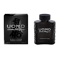 Salvatore Ferragamo Uomo Signature For Men - 34 Oz Edp Spray