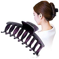 Liasun 43 Jelly Color Hair Claw Clipacrylic Strong Holding Power Hair Clips Hairgrip For Women And Girls Hair Barrettes For