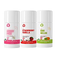 Grownish Natural Deodorant for Kids | Girls Ages 8 & Up | Non-Toxic| Aluminum-Free, Fresh Scents, 24-Hour Dry Odor Protection | 3 Pack (Assortment)