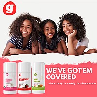 Grownish Natural Deodorant for Kids | Girls Ages 8 & Up | Non-Toxic| Aluminum-Free, Fresh Scents, 24-Hour Dry Odor Protection | 3 Pack (Assortment)