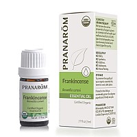 Pranarom Usda Certified Organic Frankincense Essential Oil 5Ml 100 Pure Undiluted Therapeutic Grade From Somalia For Aromath