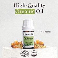 Pranarom Usda Certified Organic Frankincense Essential Oil 5Ml 100 Pure Undiluted Therapeutic Grade From Somalia For Aromath