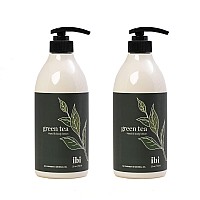 Ibi Mineral Oil Free Moisture Hand And Body Lotion For Dry Skin With Green Tea 254 Fl Oz 750Ml 2 Bottle