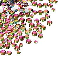 Jollin 3456Pcs Flatback Rhinestones Glass Charms Diamantes Gems Stones For Nail Art 6 Size Ss4Ss12 Fire