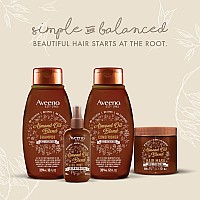 Aveeno Intense Hydration Almond Oil Blend Hydrating Hair Mask Treatment with Avocado Oil and Oat to Repair Dry Damaged Hair, Safe for Color-Treated Hair, Sulfate, Paraben and Dye-Free, 8 Fl Oz