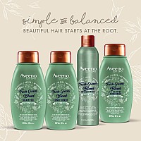 Aveeno Fresh Greens Blend Sulfatefree Dry Shampoo Spray With Rosemary Peppermint Cucumber To Thicken Nourish Volumizing D