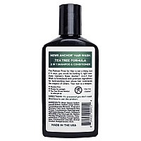 Duke Cannon Supply Co. News Anchor 2-In-1 Hair Wash Cedarwood, Tea Tree Formula Variety-Pack - Paraben Free, Protein For Strength, Superior Hydration, No Harsh Sulfates, 10 Oz (Variety 2 Pack)