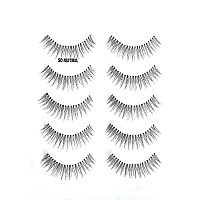 Alice Lashes 110 Natural Hand Knotted False Eyelashes 5 Pairs Multipack