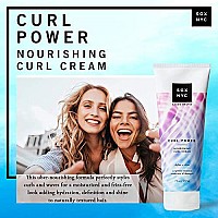 Sgx Nyc Curl Power Curl Creme - 6.5 Oz - Perfectly Style Curls And Waves For A Moisturized Hydrated And Frizz-Free Look - Lightweight Hold And Conditing - Sulfate And Paraben Free