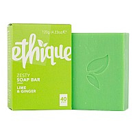 Ethique Zesty Lime Ginger Soap Bar Body Wash For All Skin Types Plasticfree Vegan Crueltyfree Ecofriendly 423 Oz