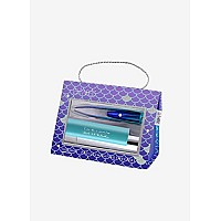 La-Tweez Pro Illuminating Tweezers & Mirrored Carry Case With Diamond Dust Tips, Mermaid, 0.5 Pound