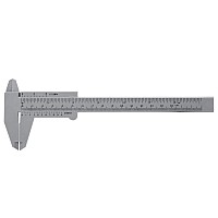 Eyebrow Ruler Caliper, 150MM Premium Plastic Permanent Makeup Micrometer Measuring Tool, Mini Eyebrow Tattoo Stencil Positioning Vernier Caliper Golden Ratio