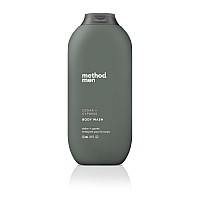 Method Men Body Wash, Cedar + Cypress, Paraben And Phthalate Free, 18 Fl Oz (Pack Of 1)