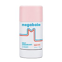 Megababe Daily Deodorant - Rosy Pits Aluminum-Free, clear & clean 26 oz