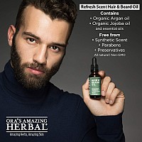 Tattoo Salve and Beard Oil Gift Set for Men with Tattoos and Beards, Tattoo Gifts, Made in The USA, Ora's Amazing Herbal (Tattoo Gift for Men)