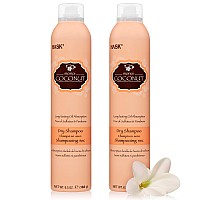 Hask Coconut Nourishing Dry Shampoo Kits For All Hair Types Aluminum Free No Sulfates Parabens Phthalates Gluten Or Artific