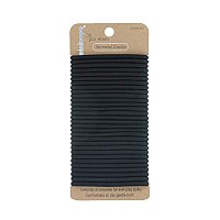 Minihope Womens Hair Elastic Thick Tie Black 30 Count Pack Of 1 4Mm For Medium Hair