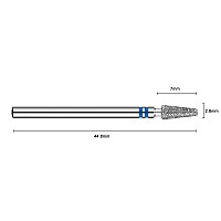 Nmkl38 Small Tapered Barrel Diamond Nail File Drill Bit Cuticle Cleaner Burr Tool For Electric Drill Machine Manicure Pedicure P