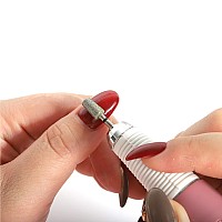 Nmkl38 Small Tapered Barrel Diamond Nail File Drill Bit Cuticle Cleaner Burr Tool For Electric Drill Machine Manicure Pedicure P