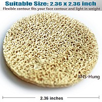 18 Pack Natural Loofah Sponge Exfoliating Face Pads Facial Body Scrubbers Pad When Bath Shower And Spa Loofa Sponges Brush