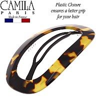 Camila Paris Cp2793 French Hair Barrette Clip For Women Handmade Tokyo Slidein Metalfree Closure Strong Hold Grip Hair Cli