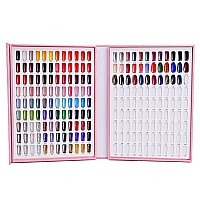 Noverlife 216 Nail Colors Chart Display Nail Gel Polish Display Book With 216 False Nail Tips Professional Salon Nail Color Sw