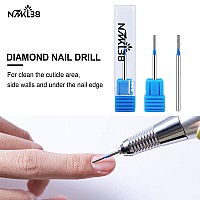 Nmkl38 Diamond Bit Small Barrel Shape Electric Nail Drill File Cuticle Cleaner Tool For Rotary Nail Drill Machine Manicure Pedic