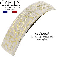 Camila Paris Cp2553 French Hair Barrette Clip For Girls For Thick Curly Wavy Long Hair Strong Hold Grip Hair Clips For Women A