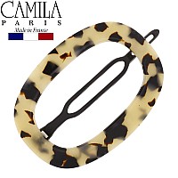 Camila Paris Cp2802 French Hair Barrette Clip For Women Handmade Flow Slidein Metalfree Closure Strong Hold Grip Hair Clip