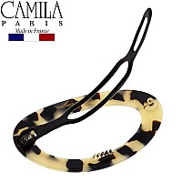 Camila Paris Cp2803 French Hair Barrette Clip For Women Handmade Flow Slidein Metalfree Closure Strong Hold Grip Hair Clip