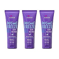 Aussie Instant Freeze Sculpting Maximum Hold Hair Gel With Jojoba Oil, Sea Kelp And Australian Aloe, 7 Oz (Triple Pack)