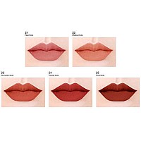 BBIA Last Velvet Lip Tint - Soft & Creamy Matte Finish Lip Stain, Blur Effect with Velvety Texture, Long-Lasting, High Pigment, Lightweight, Non-Drying, Korean Lip Makeup (21 REAL NOTE)