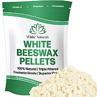 White Beeswax Pellets 8 Oz Pure Natural Cosmetic Grade Bees Wax Pastilles Triple Filtered Great For Diy Lip Balms Lotions