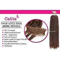 6 Packslot Dreadlocks Crochet Braids Soft Faux Locs Crochet Hair Synthetic Braiding Hair Bomba Dreadlocks Faux Locs Soul 18Inch