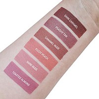 Aromi Matte Liquid Lipstick Brown Nutmeg Lip Color Long Wear Transfer Proof Paraben Phthalate Gluten Free Waterproof