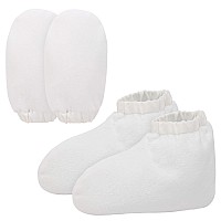 Paraffin Wax Bath Gloves And Booties Segbeauty Elastic Opening Insulated Thick Mitts Sock Liners For Hands Feet Hot Wax Bat