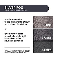 Aloxxi Instaboost Silver Color Depositing Conditioner Mask Instant Temporary Hair Color Dye Hair Color Masque For Deep Condit