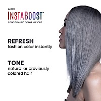 Aloxxi Instaboost Silver Color Depositing Conditioner Mask Instant Temporary Hair Color Dye Hair Color Masque For Deep Condit